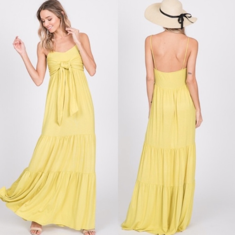 BELLE Ruffle Maxi Dress - Picture 2 of 3